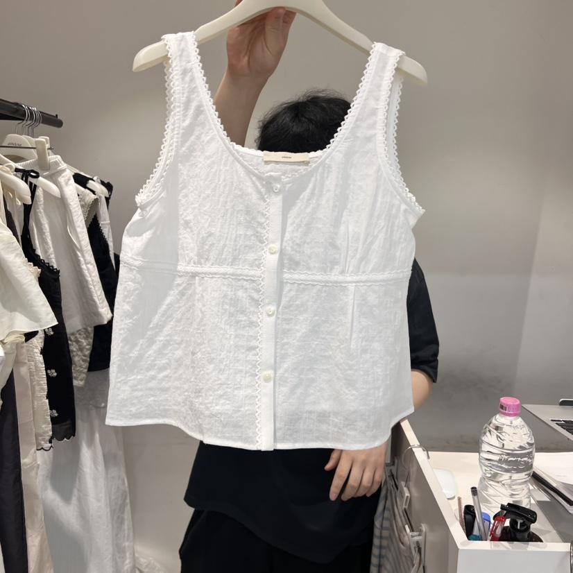 JINSIM東大門㊣實拍女士新品時尚推薦25春夏真品職業吊帶背心JINSIM吊帶/背心