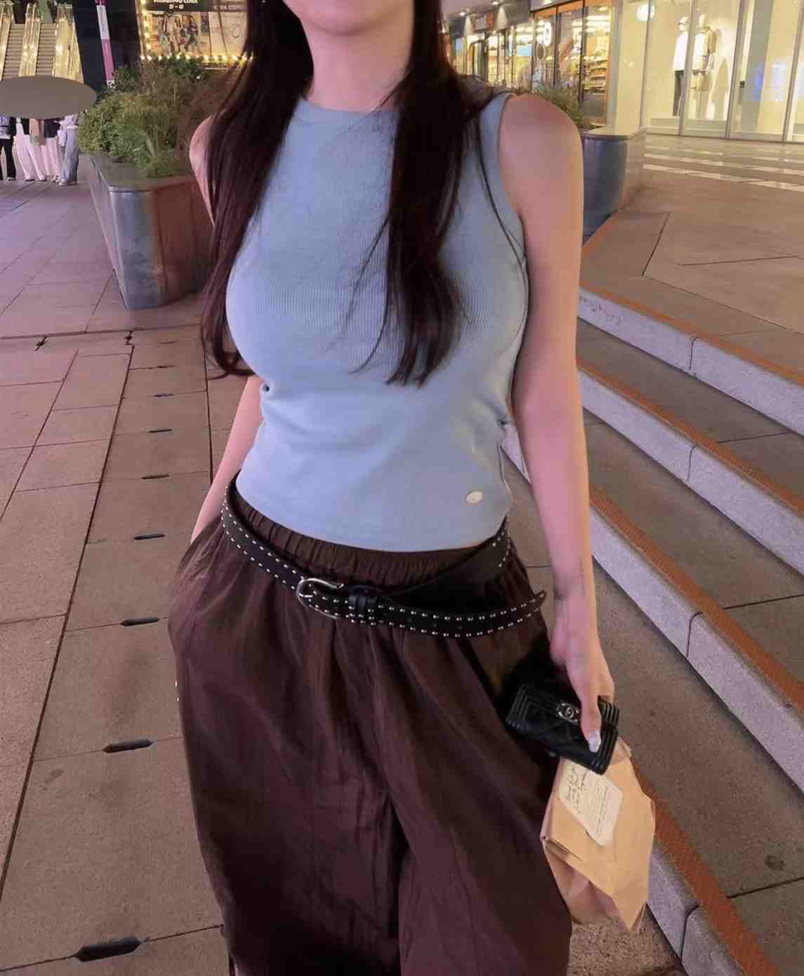 INBIBLE韓國直郵㊣女士新款職業人氣25春夏真品休閑吊帶背心INBIBLE吊帶/背心