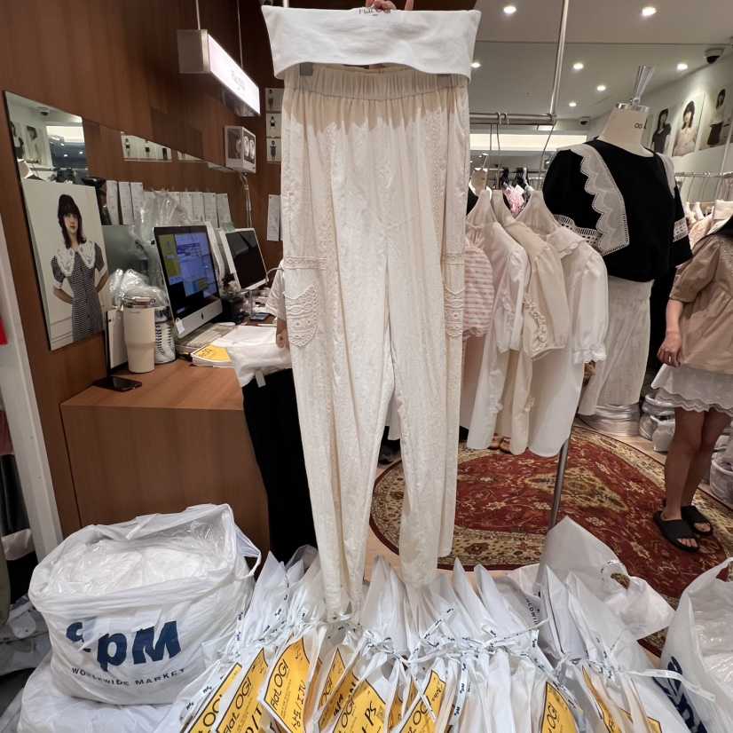 OGI韓國代購㊣女裝新品休閑人氣時尚25春夏職業熱賣真品休閑褲FLat OGI休閑褲