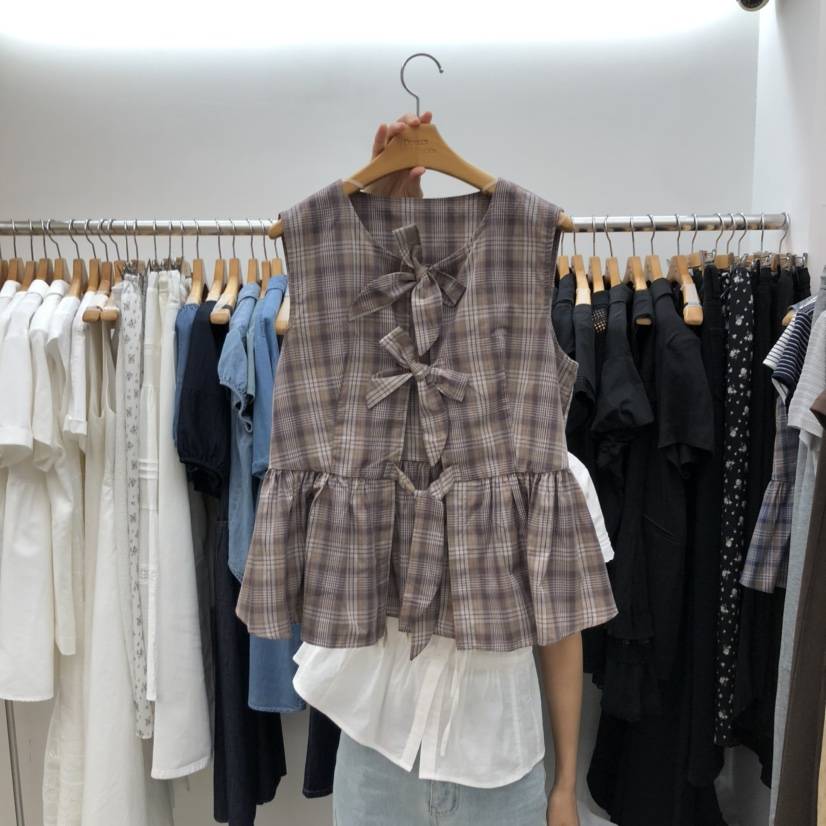 DRESS ROOM韓國直郵㊣女士新品人氣時尚推薦職業襯衫蕾絲衫DRESS ROOM襯衫/蕾絲衫