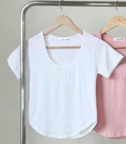 BCLOTHES-비클로스-T韓國直郵㊣女士新品職業25春夏人氣T恤BCLOTHEST恤