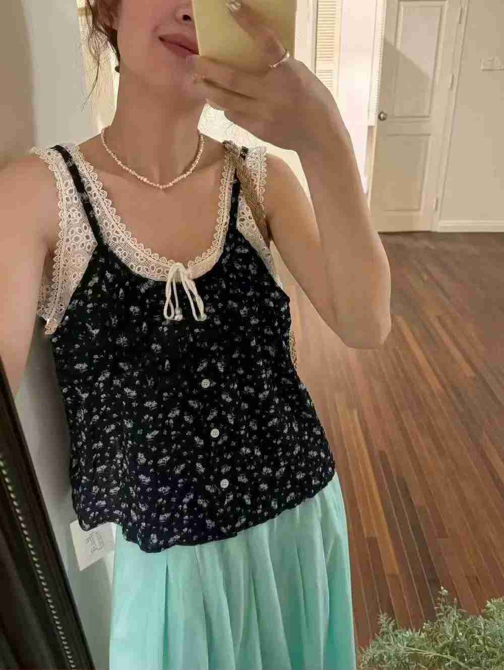 COTTON MARKET韓國直郵㊣女士新款推薦25春夏人氣吊帶背心COTTON MARKET吊帶/背心