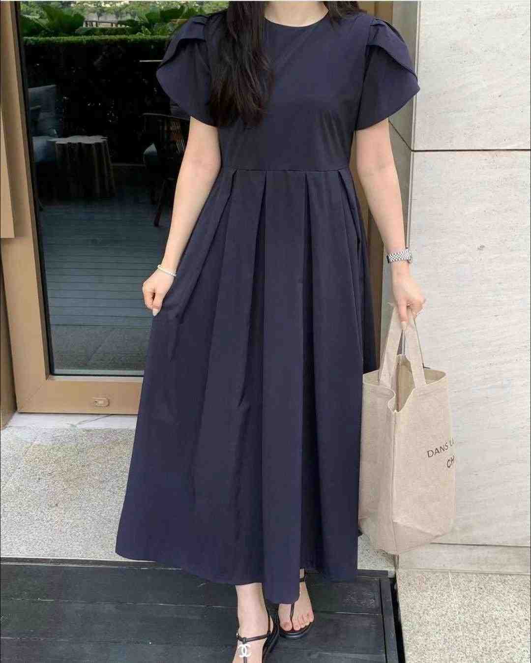 COTTON MARKET東大門㊣實拍女裝新款休閑推薦熱賣時尚連衣裙COTTON MARKET連衣裙