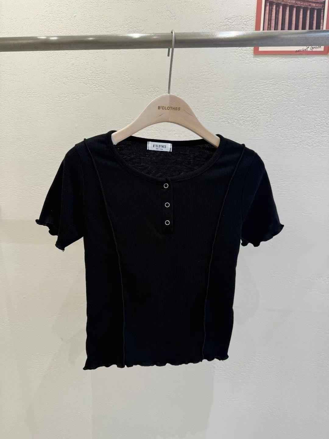 BCLOTHES-비클로스-T東大門㊣代購女裝新款25春夏職業T恤BCLOTHEST恤