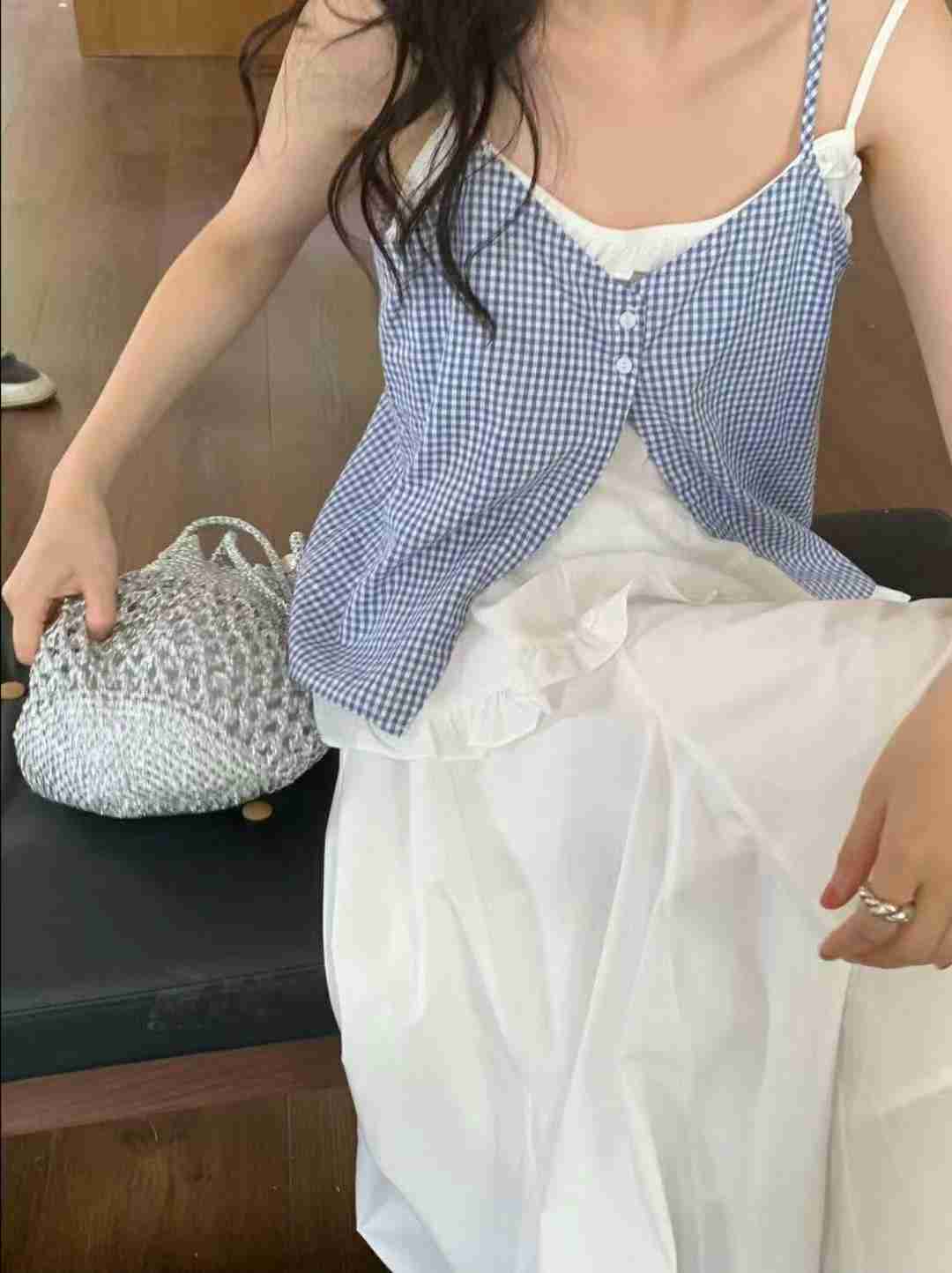 COTTON MARKET東大門㊣代購女士新款人氣休閑熱賣吊帶背心COTTON MARKET吊帶/背心