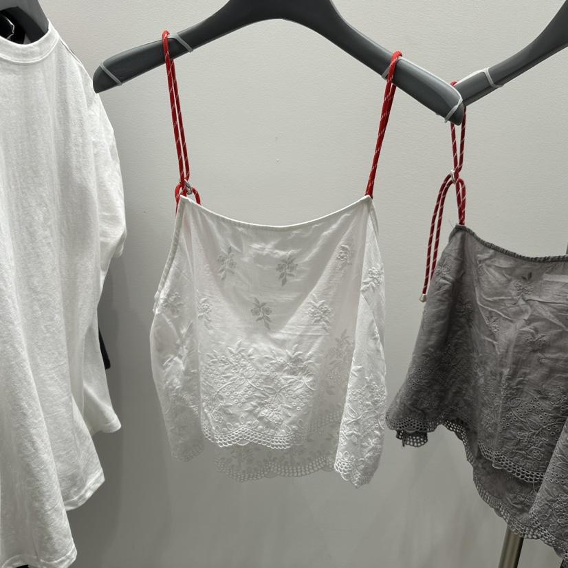 TARABY MOTION韓國直郵㊣女裝新款休閑真品25春夏吊帶背心刺繡TARABY MOTION吊帶/背心