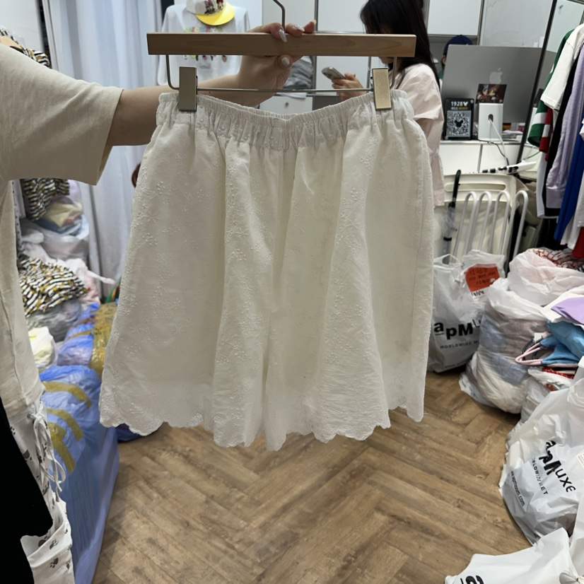 DE LINE韓國代購㊣女裝新品休閑真品25春夏熱賣推薦職業短褲DE LINE短褲