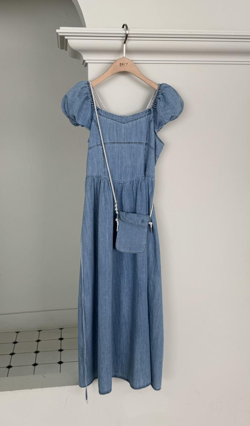 TWENTY FOUR SEVEN24-7韓國代購㊣女裝新品25春夏連衣裙含包TEWNTY FOUR SEVEN24-7連衣裙