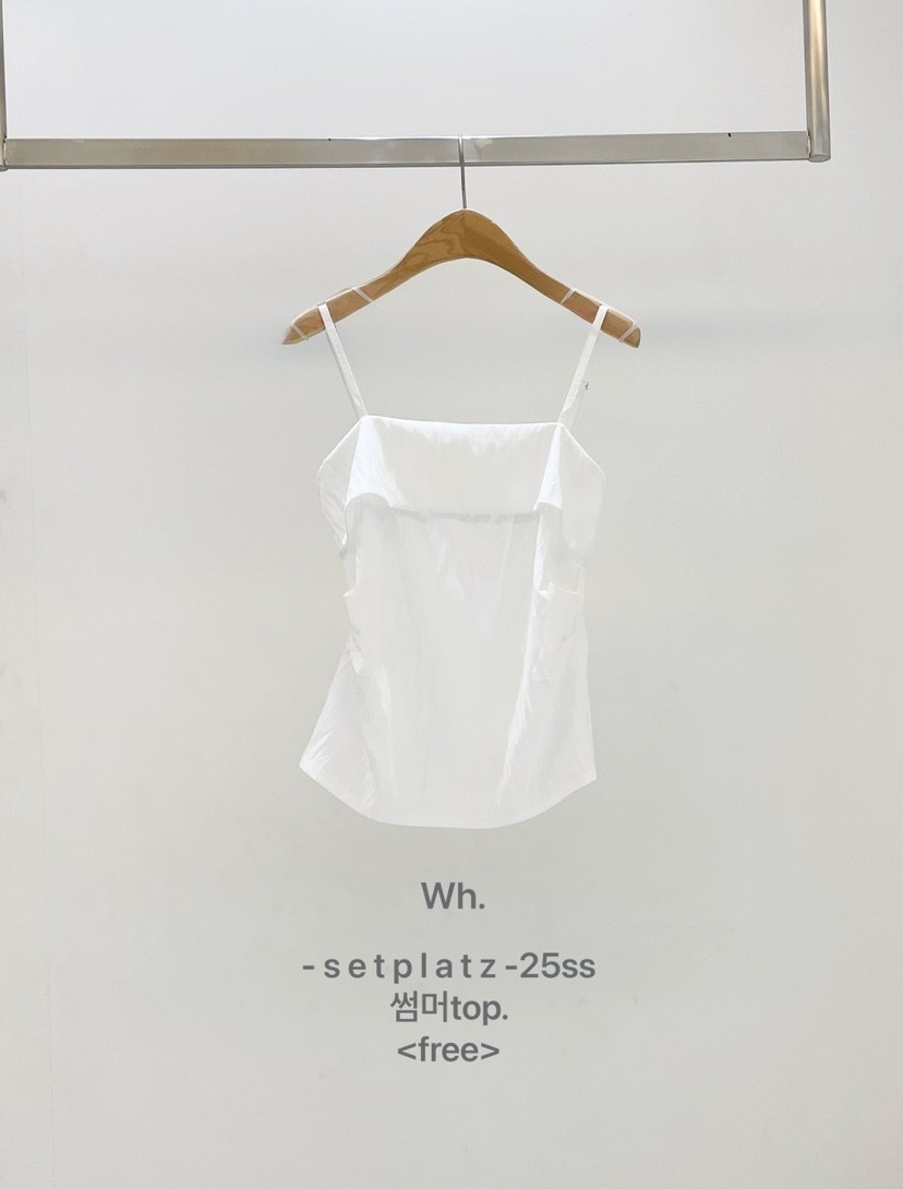 SETPLATZ韓國直郵㊣女裝新品熱賣時尚25春夏人氣真品吊帶背心PLATZCLASSIC吊帶/背心