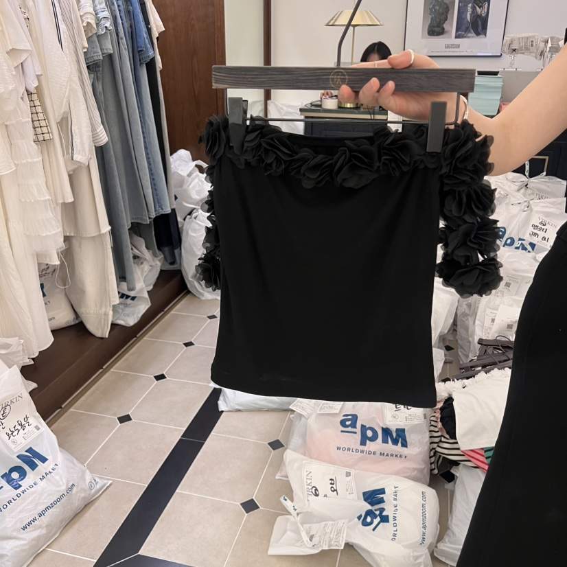 VIRKIN東大門㊣直郵女裝新品職業時尚25春夏熱賣真品吊帶背心VIRKIN吊帶/背心