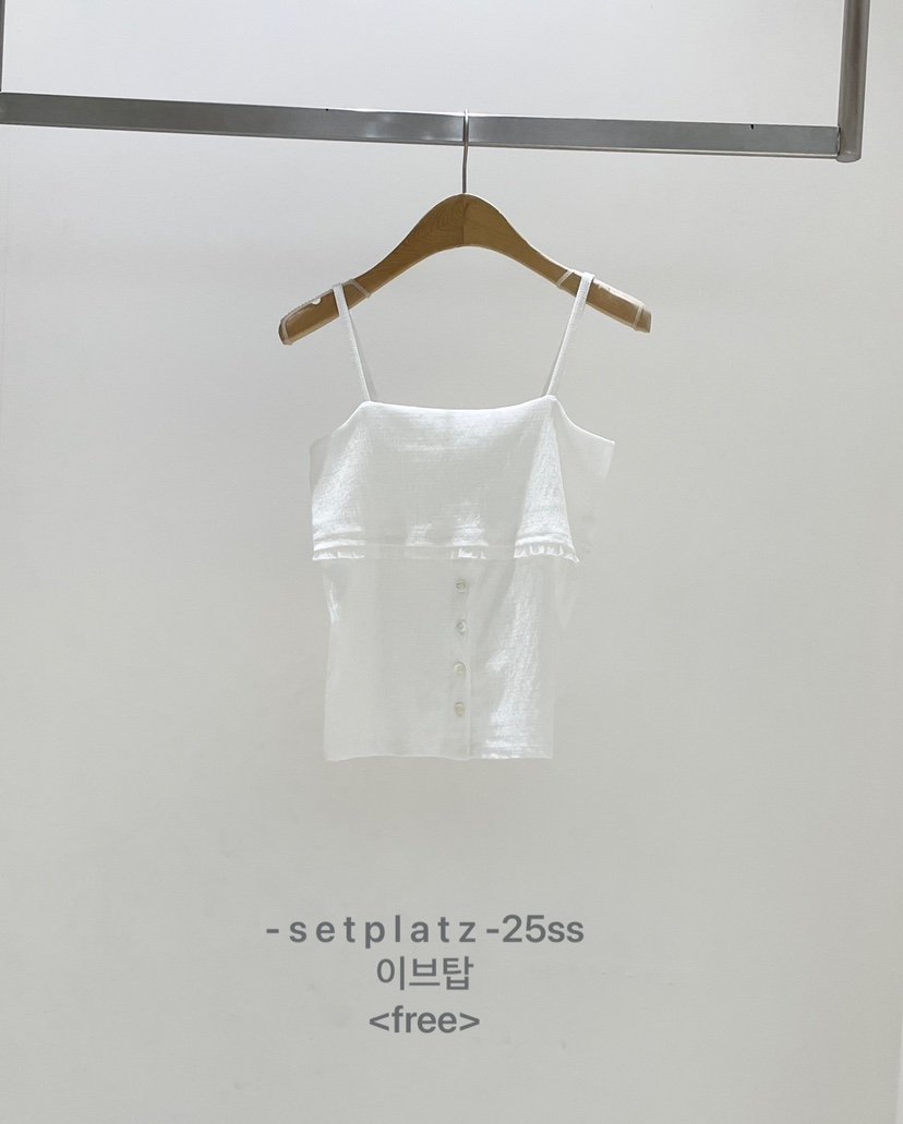 SETPLATZ韓國代購㊣女裝新款人氣25春夏熱賣推薦時尚吊帶背心PLATZCLASSIC吊帶/背心
