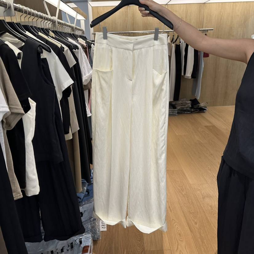 LEFANCY韓國代購㊣女裝新品25春夏推薦職業真品休閑熱賣休閑褲LEFANCY休閑褲