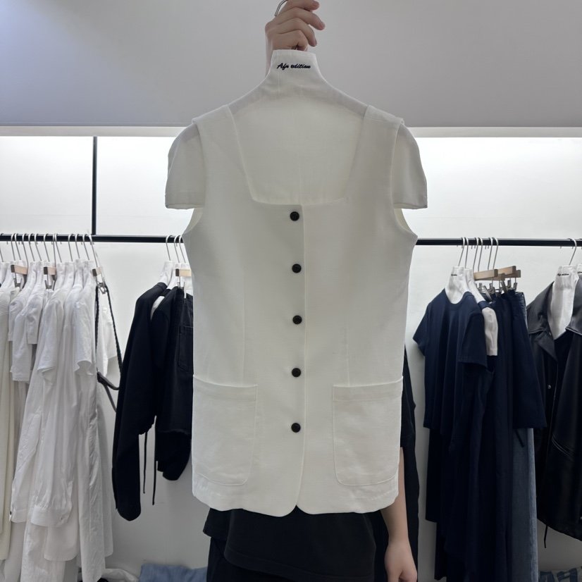 A Flan韓國代購㊣女裝新款時尚真品職業人氣25春夏推薦馬甲AFN/A Flan馬甲