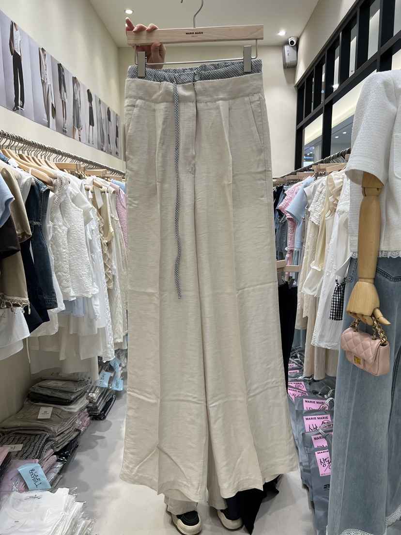 MARIE MARIE東大門㊣代購女裝新品25春夏真品時尚休閑休閑褲MARIE MARIE休閑褲