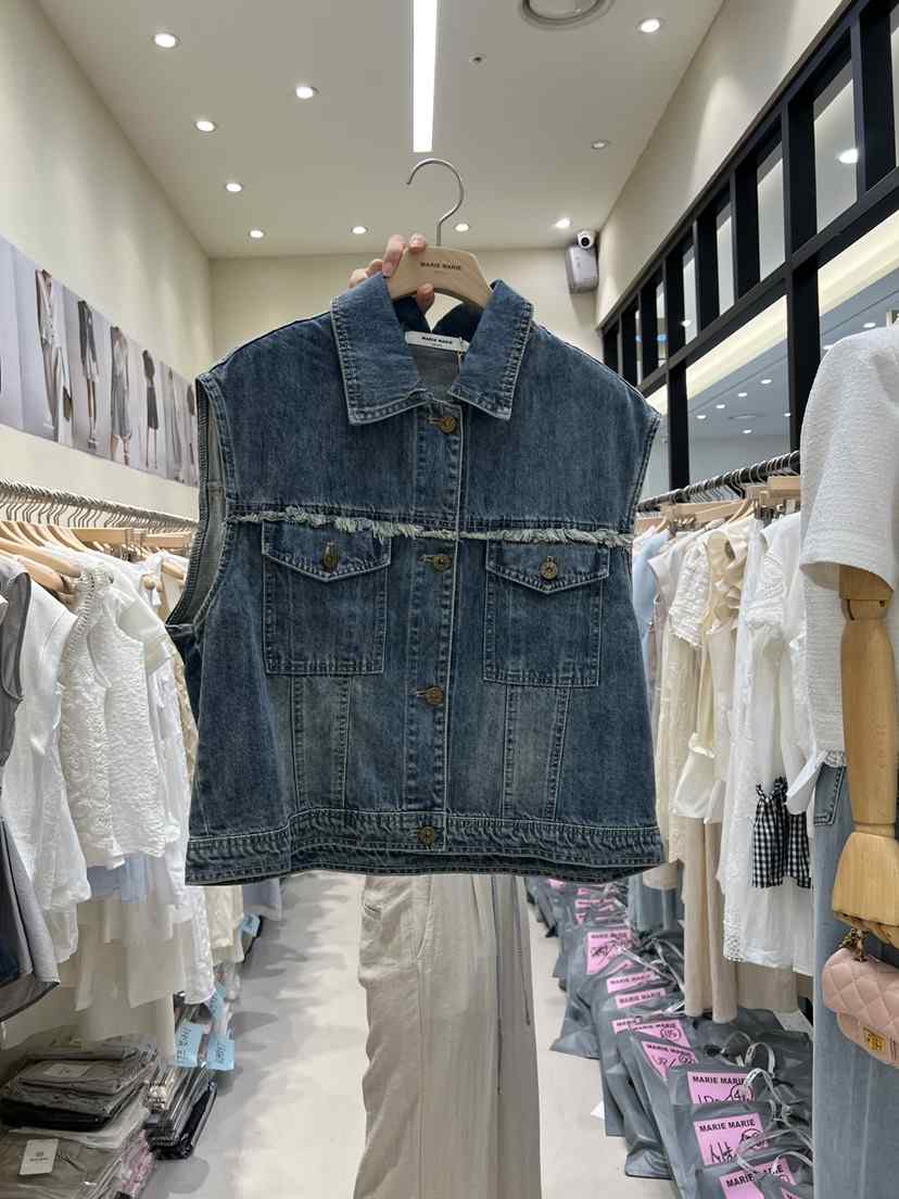 MARIE MARIE東大門㊣直郵女士新品時尚25春夏推薦休閑馬甲MARIE MARIE馬甲