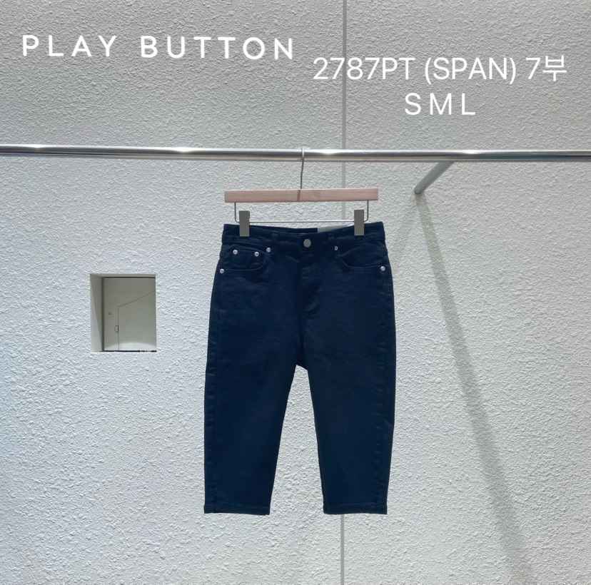 PLAYBUTTON-P東大門㊣代購女士新品25春夏真品熱賣職業短褲PLAYBUTTON短褲