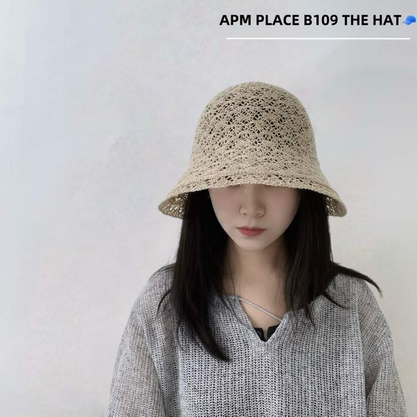 THE HAT-P韓國直郵㊣女士新品熱賣25春夏帽子蝴蝶結漁夫帽THE HAT帽子