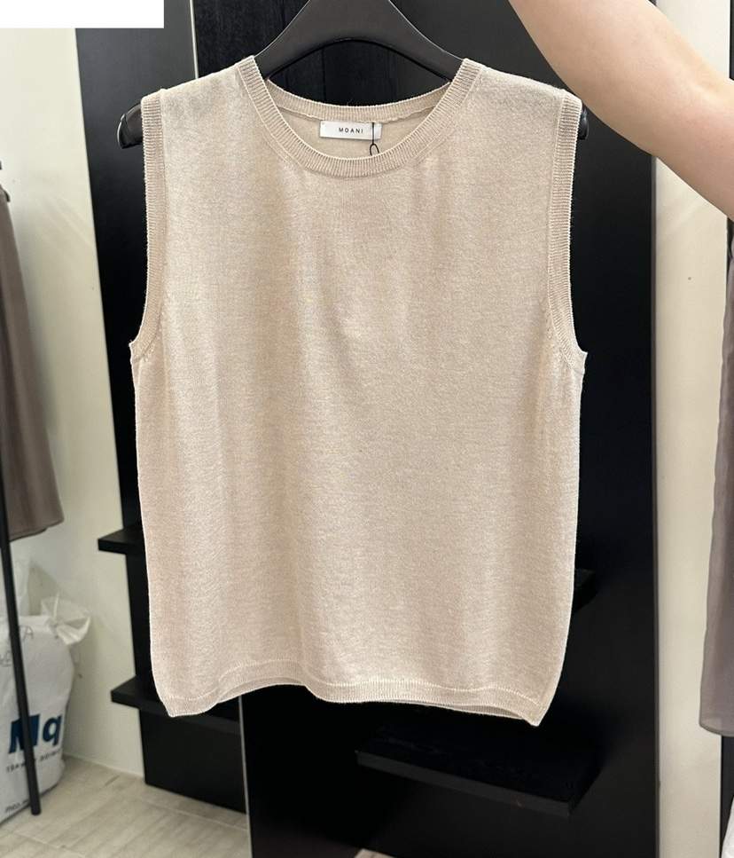 MOANI東大門㊣直郵女裝新品熱賣推薦真品25春夏吊帶背心絲綢MOANI吊帶/背心