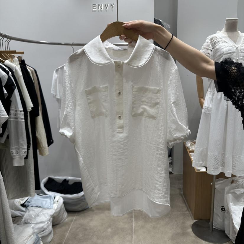 ENVY韓國直郵㊣女裝新品真品人氣推薦熱賣職業時尚襯衫蕾絲衫ENVY襯衫/蕾絲衫