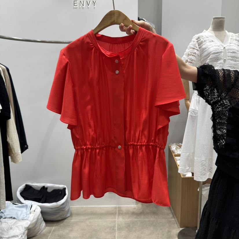 ENVY東大門㊣實拍女士新品時尚職業推薦人氣休閑襯衫蕾絲衫ENVY襯衫/蕾絲衫