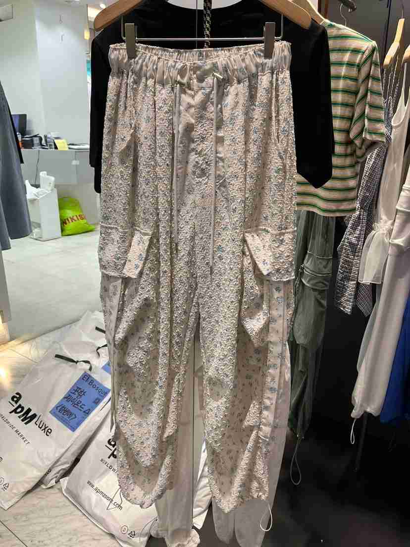 EL BOSQUE韓國代購㊣女裝新品職業時尚25春夏熱賣真品休閑褲EL BOSQUE休閑褲