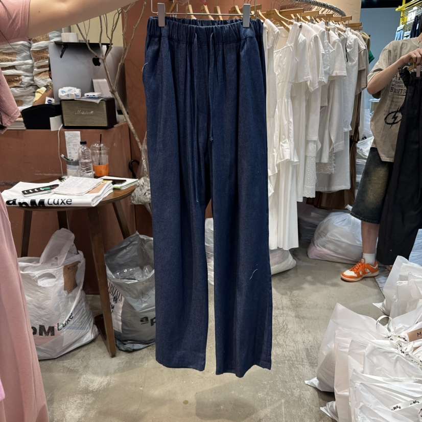 MIENNE東大門㊣代購女裝新品25春夏真品人氣職業休閑褲綁帶MIENNE休閑褲