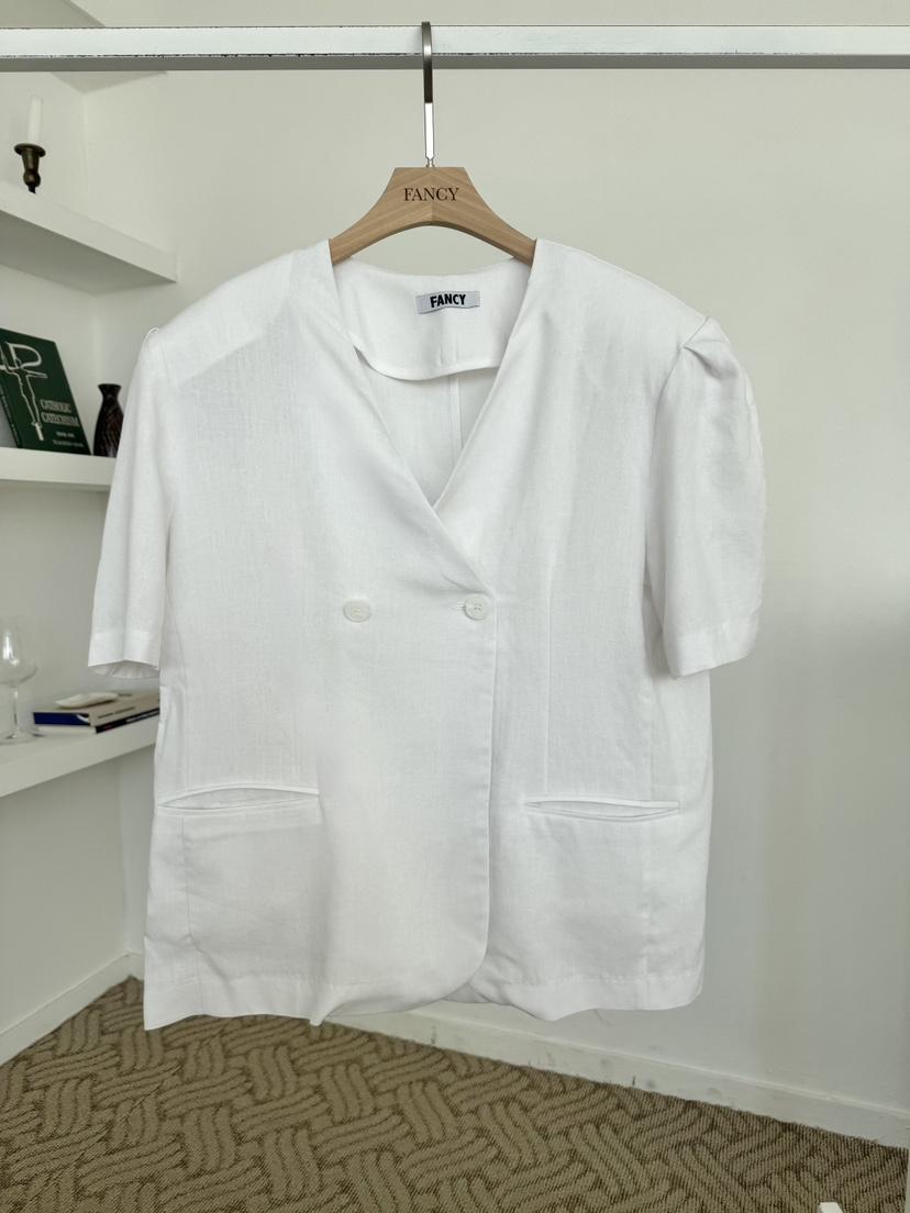 FANCY韓國代購㊣女士新品真品時尚25春夏職業推薦人氣熱賣夾克FANCY/Something夾克