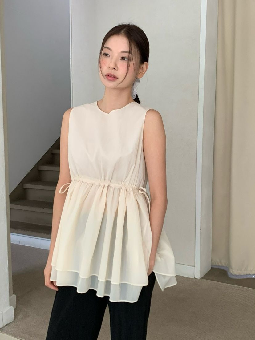 LOVE MY SANTA東大門㊣實拍女士新款25春夏時尚職業吊帶背心Santa/LOVE MY SANTA吊帶/背心