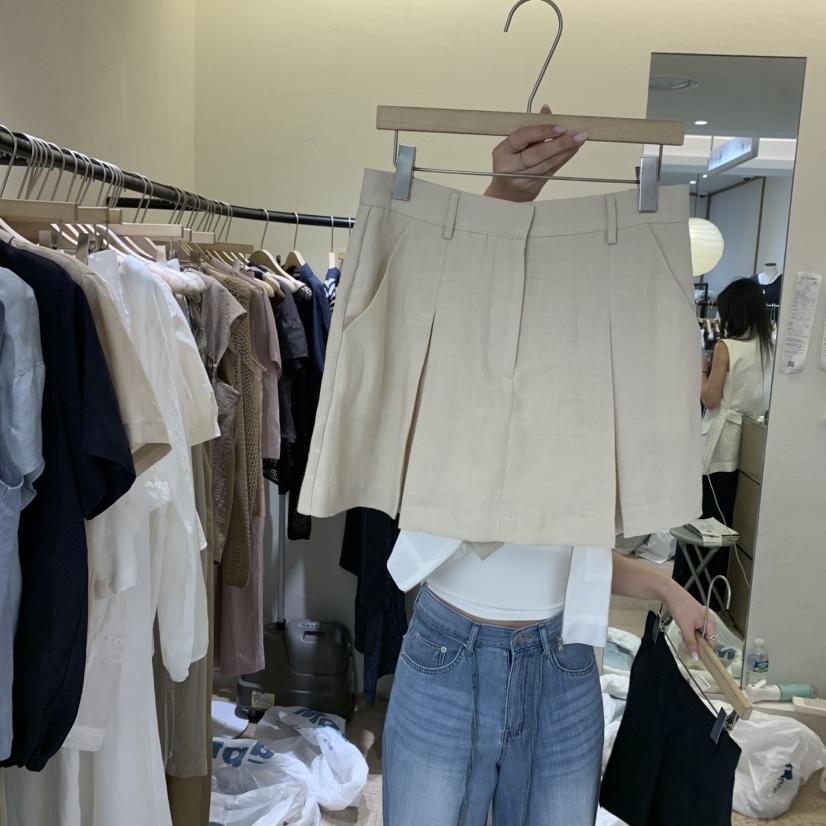 W AND J東大門㊣直郵女士新品熱賣25春夏休閑推薦人氣短褲W AND J短褲