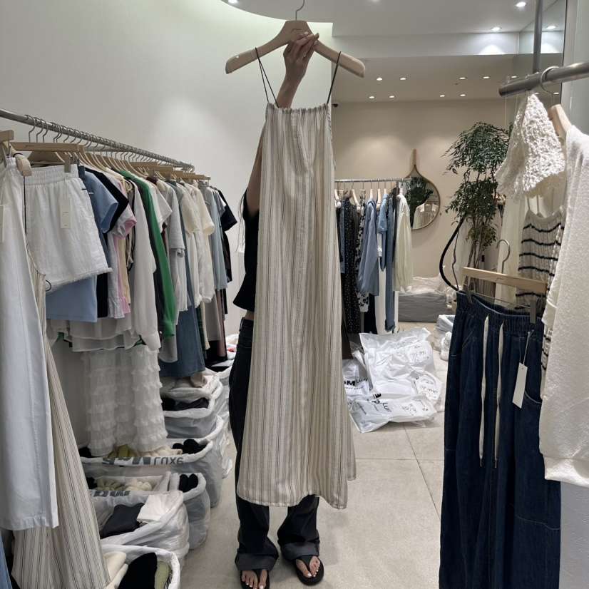 GRACIA韓國代購㊣女士新品人氣25春夏休閑推薦真品職業連衣裙GRACIA連衣裙