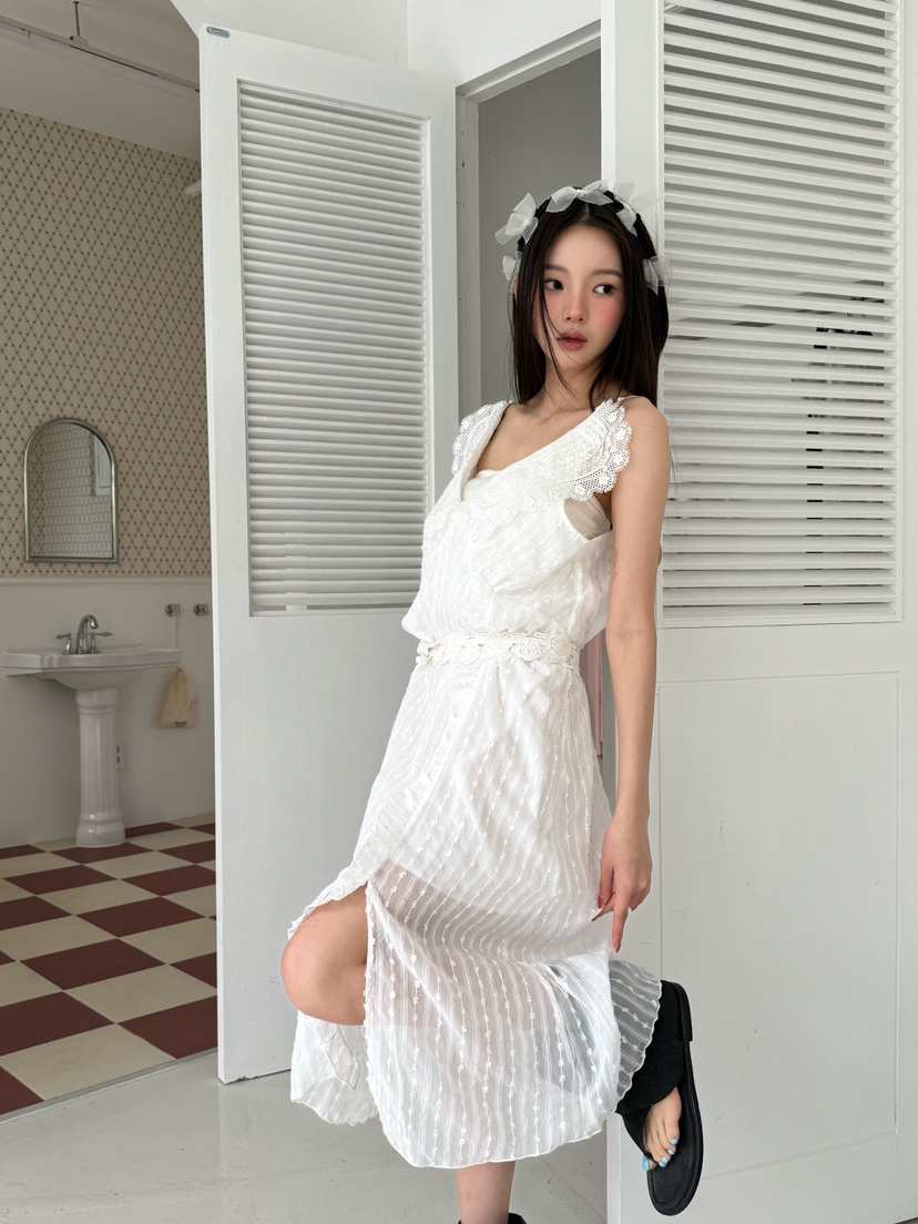MAISONDEGLORY東大門㊣實拍女裝新品25春夏人氣真品休閑連衣裙MAISON DE GLORY連衣裙