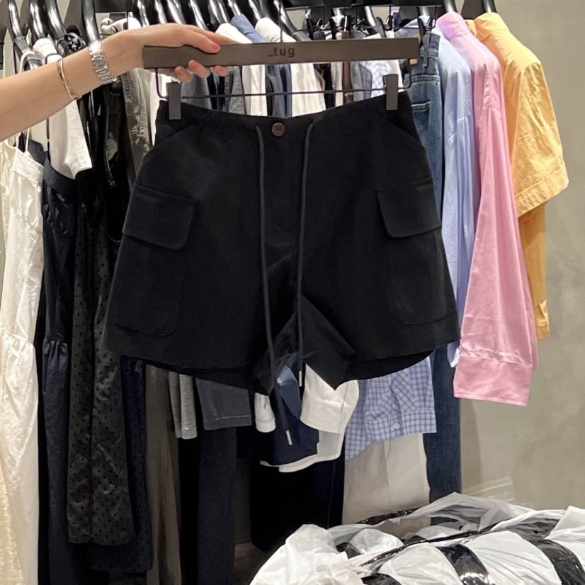 TUG東大門㊣代購女士新品人氣職業真品推薦25春夏時尚短褲口袋TUG短褲