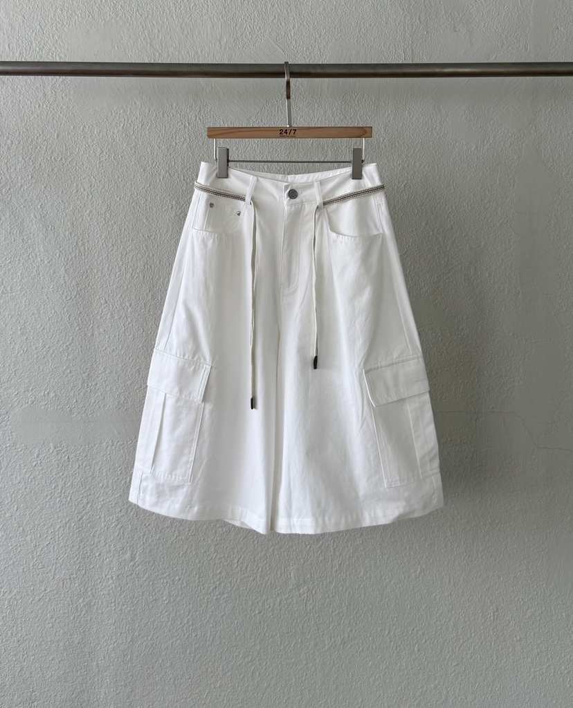 TWENTY FOUR SEVEN24-7東大門㊣代購女士新品25春夏短褲TEWNTY FOUR SEVEN24-7短褲