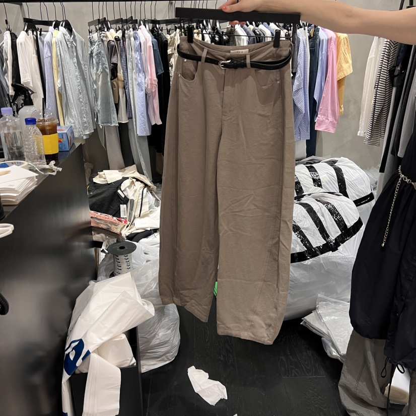 TUG東大門㊣實拍女裝新款職業人氣休閑熱賣牛仔褲不含腰帶亞麻TUG牛仔褲