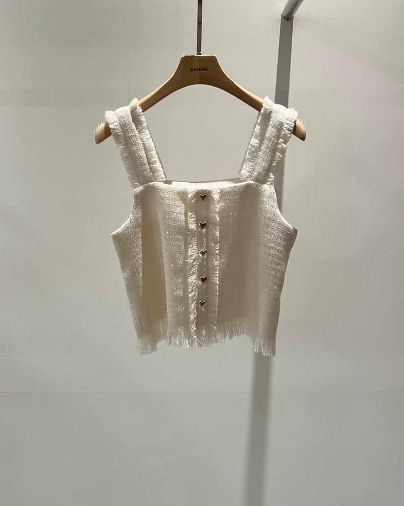 DENISE東大門㊣直郵女士新品真品推薦休閑25春夏時尚吊帶背心DENISE吊帶/背心