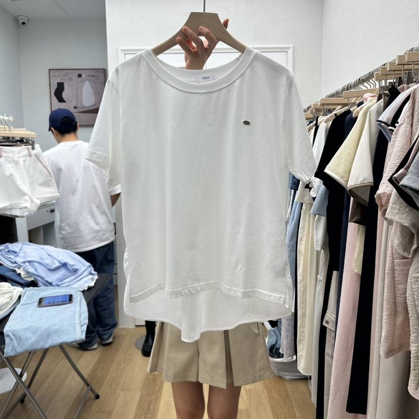 RE:FRESH-L東大門㊣代購女裝新款25春夏真品時尚職業熱賣T恤RE:FRESHT恤