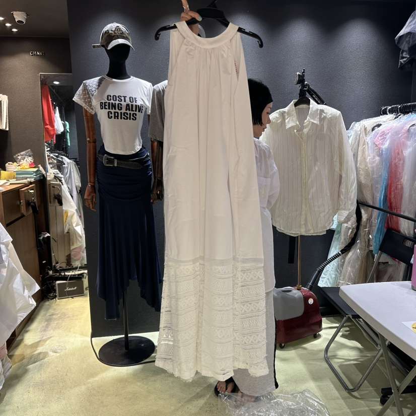CHAVI韓國直郵㊣女士新品真品休閑職業熱賣25春夏推薦連衣裙CHAVI連衣裙