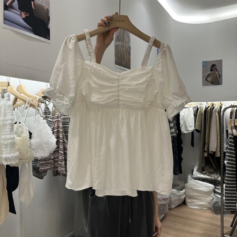 FLIPAR東大門㊣實拍女士新品25春夏熱賣休閑人氣襯衫蕾絲衫FLIPAR襯衫/蕾絲衫