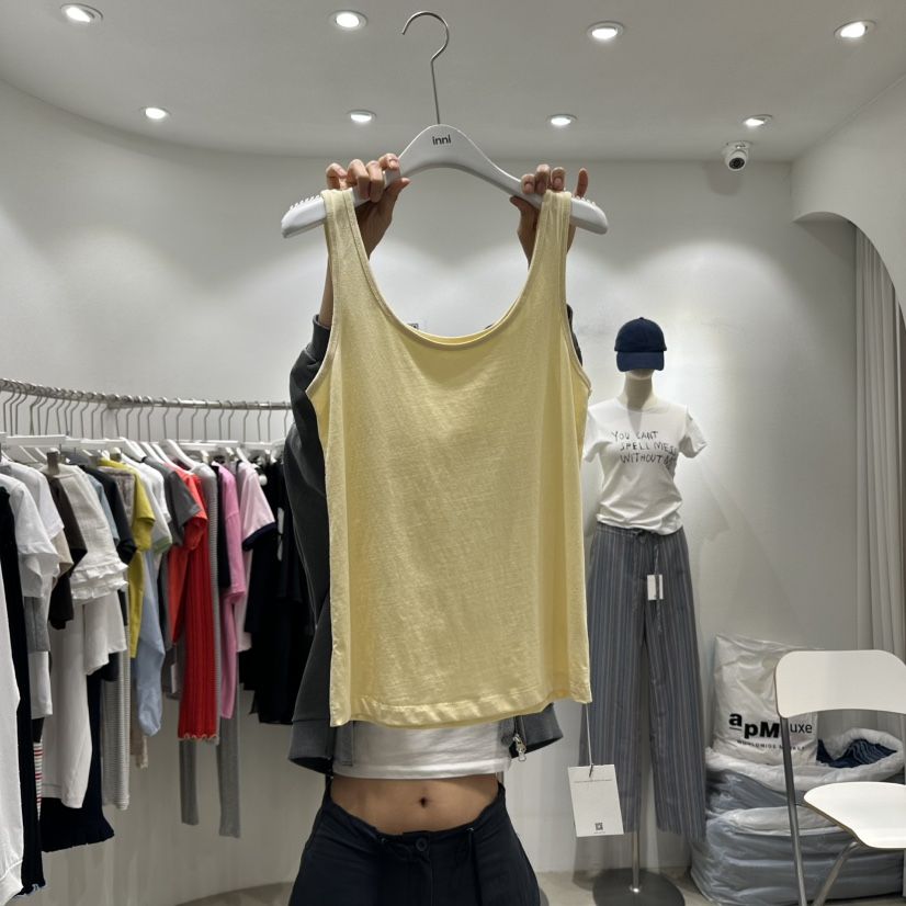 INNI韓國直郵㊣女裝新品職業推薦時尚人氣真品25春夏吊帶背心inni吊帶/背心