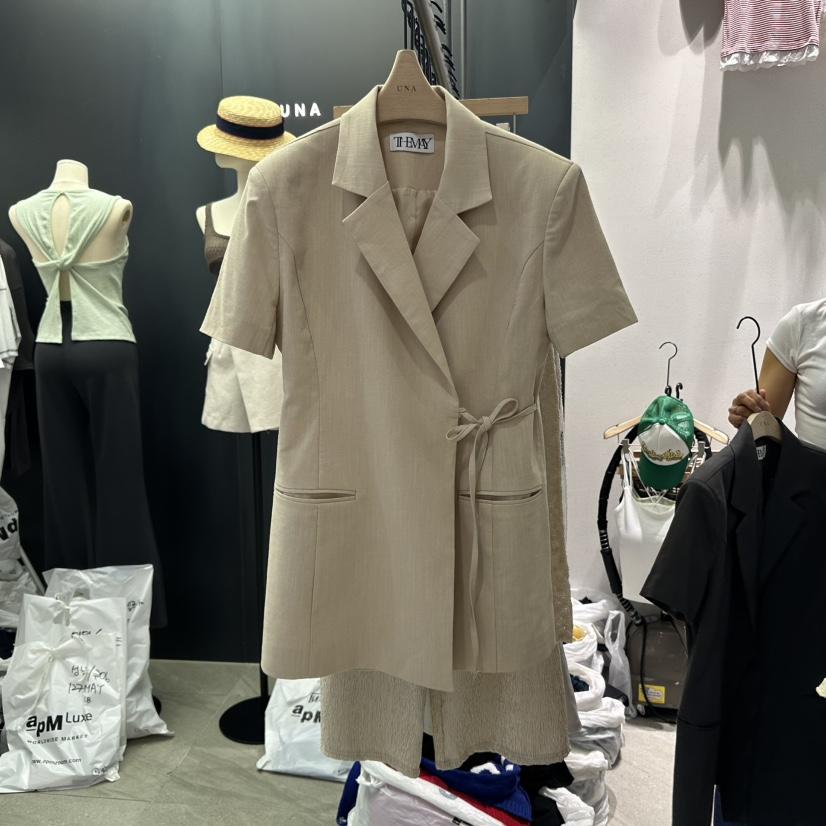 UNA/THE MAY東大門㊣代購女裝新品時尚推薦職業人氣熱賣夾克THEMAY/UNA夾克