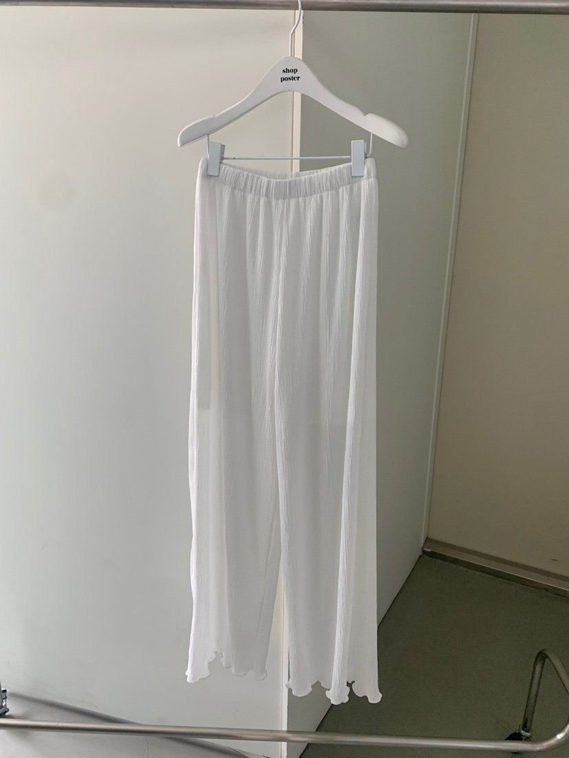 SHOP POSTER韓國代購㊣女士新品推薦熱賣真品時尚休閑褲褶皺SHOP_POSTER休閑褲