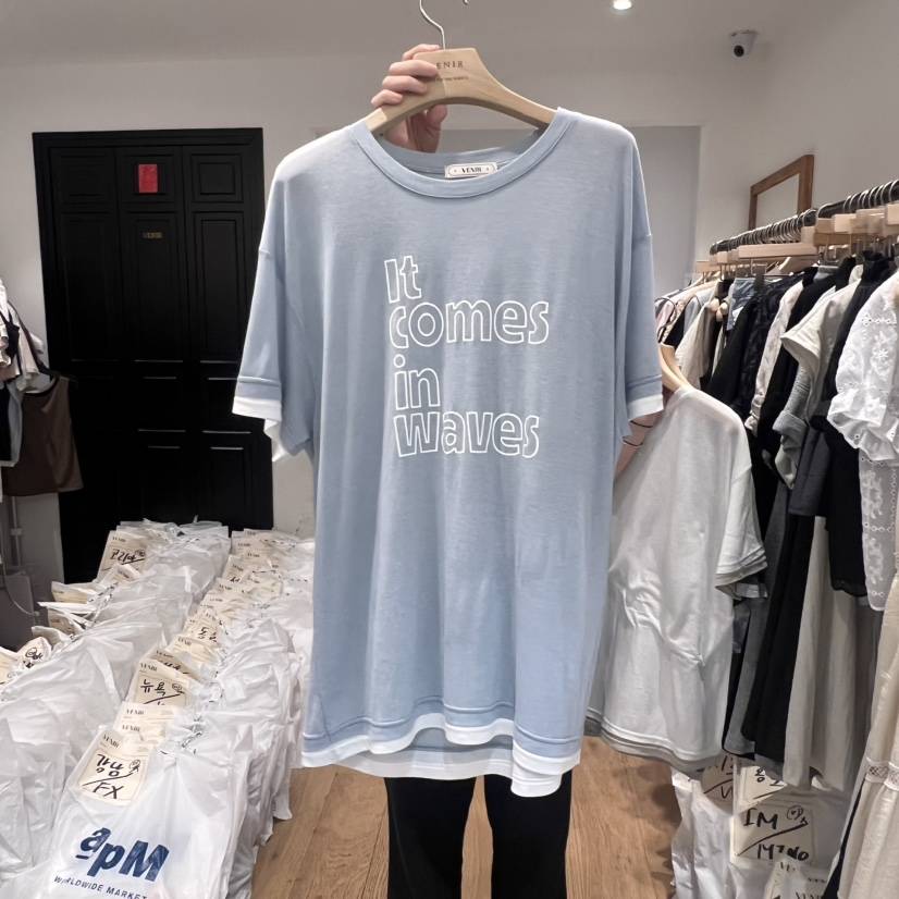 VENIR-a東大門㊣代購女裝新品時尚真品推薦職業休閑熱賣T恤VENIR-aT恤