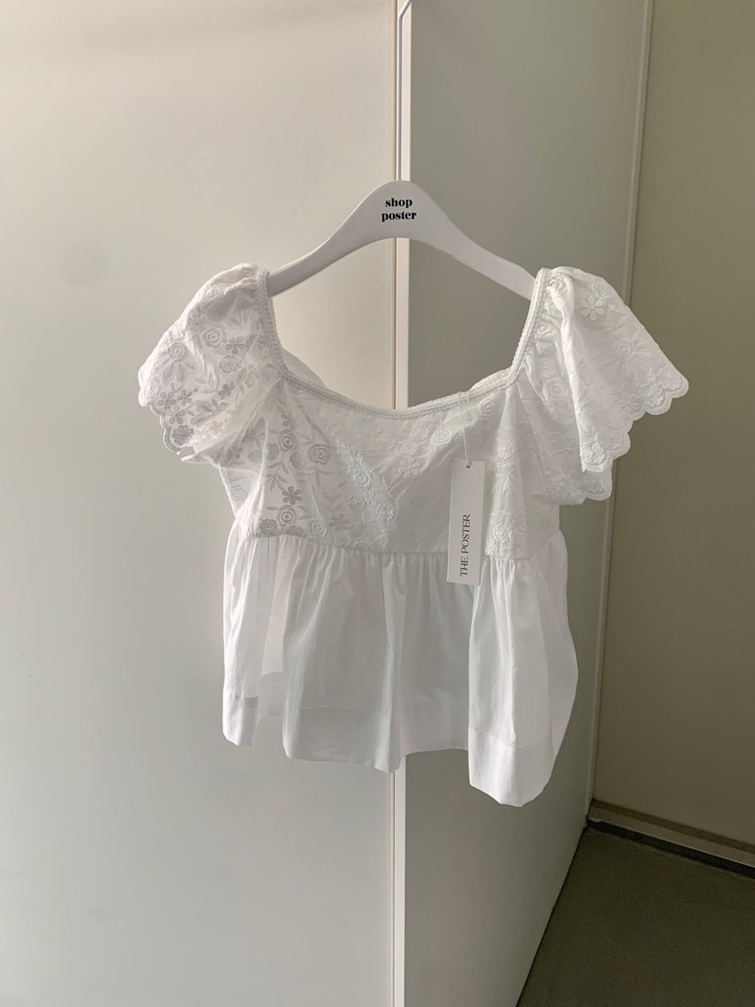 SHOP POSTER東大門㊣實拍女士新款時尚真品人氣襯衫蕾絲衫SHOP_POSTER襯衫/蕾絲衫