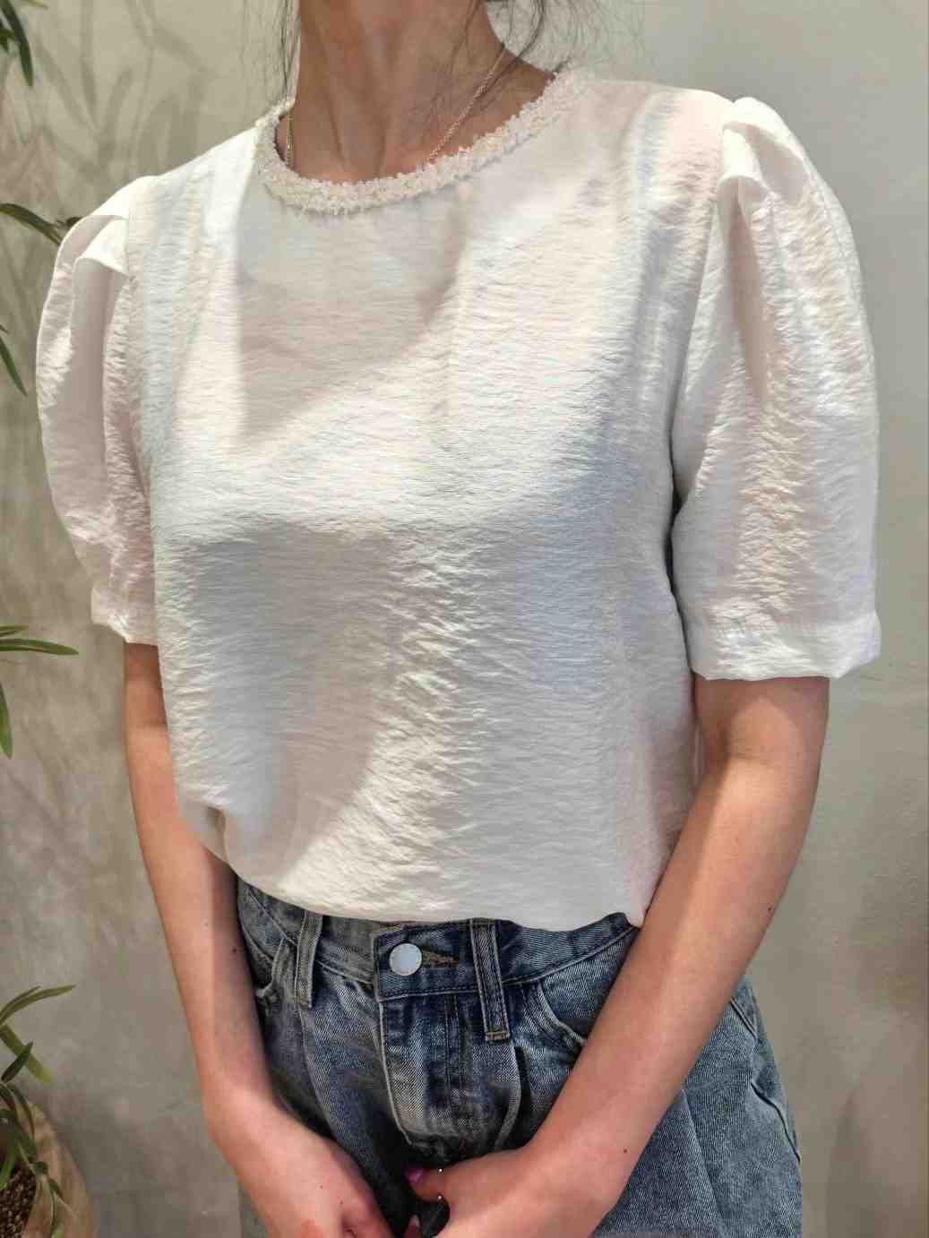 MARID東大門㊣實拍女裝新品真品休閑推薦職業時尚襯衫蕾絲衫MARID襯衫/蕾絲衫