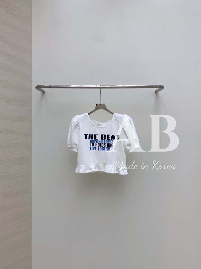 AB韓國直郵㊣女士新品真品25春夏熱賣推薦職業人氣時尚休閑T恤ABT恤