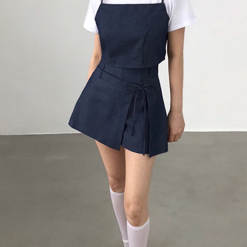 2TWO MOON韓國代購㊣女裝新款熱賣推薦休閑時尚人氣25春夏裙褲2TWO MOON裙褲