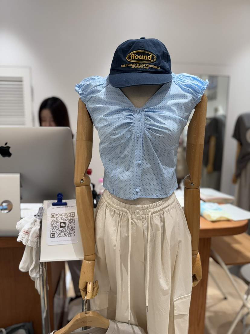 BY CHAPTER韓國代購㊣女裝新款推薦職業人氣襯衫蕾絲衫條紋Chapter襯衫/蕾絲衫