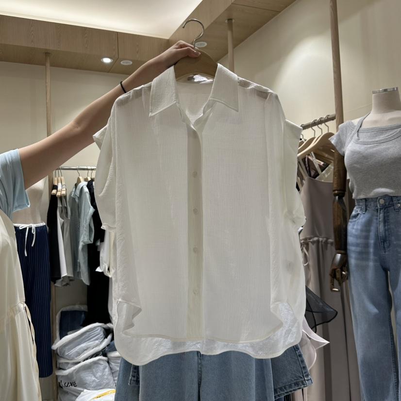 VINTAGE VIBE東大門㊣代購女士新品休閑時尚職業襯衫蕾絲衫VINTAGE VIBE襯衫/蕾絲衫