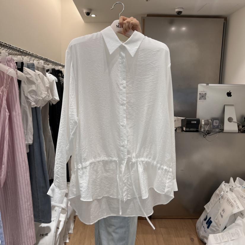 MEET ME東大門㊣實拍女裝新品熱賣25春夏人氣真品襯衫蕾絲衫MEET ME襯衫/蕾絲衫
