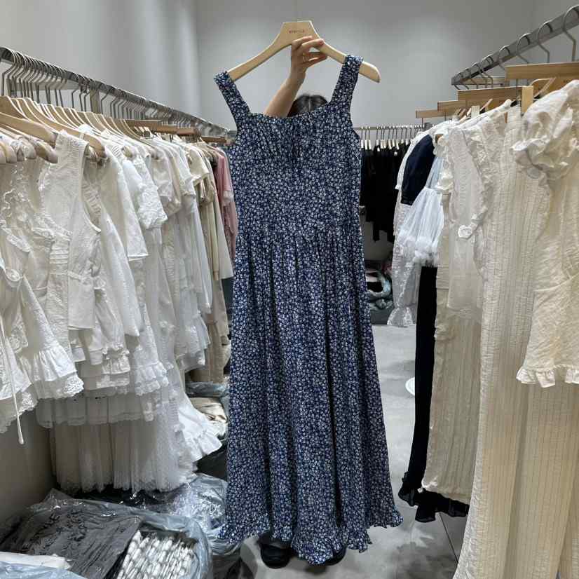 RE STYLE-Q韓國代購㊣女士新品職業25春夏人氣真品連衣裙RE STYLE連衣裙